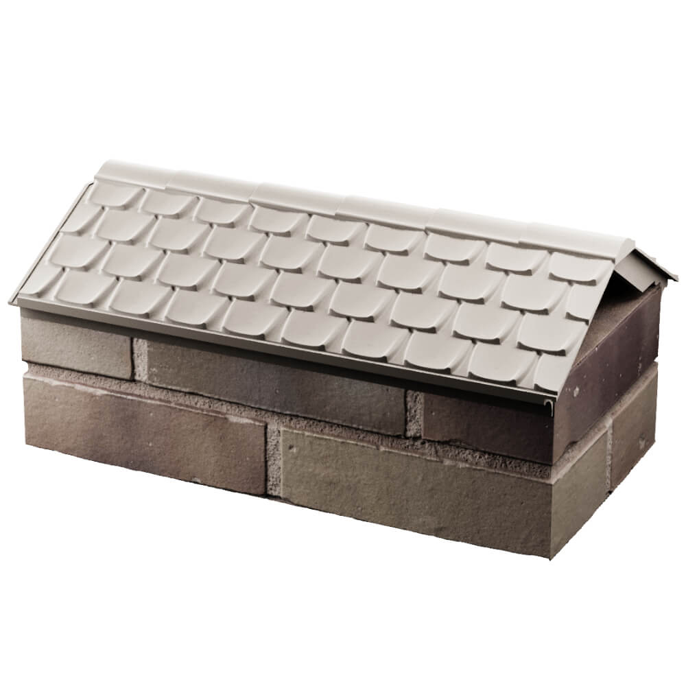 Парапет Zking Эльбрус Бежевый с посадкой на 1 кирпич (255мм) в Ельце фото