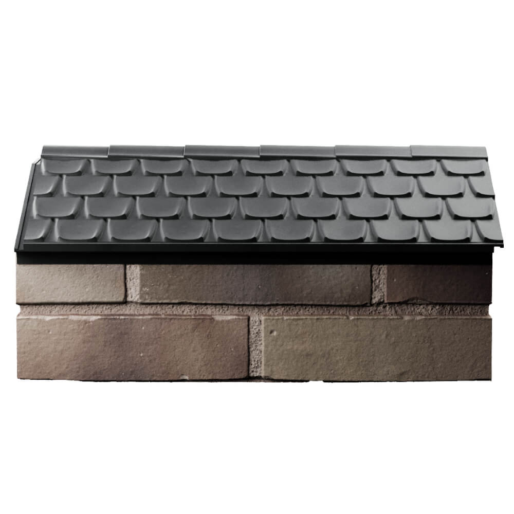 Парапет Zking Эльбрус Серый с посадкой на 1 кирпич (255мм) в Ельце фото