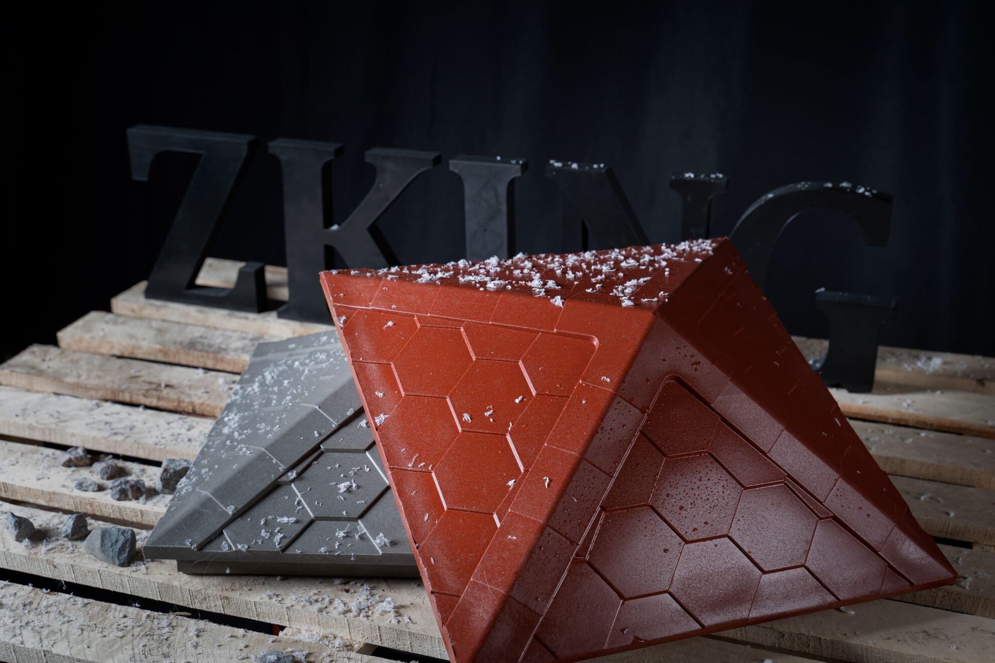 Колпак Zking Эверест Красный на столб 1.5х1.5 кирпича (390х390мм) в Ельце фото