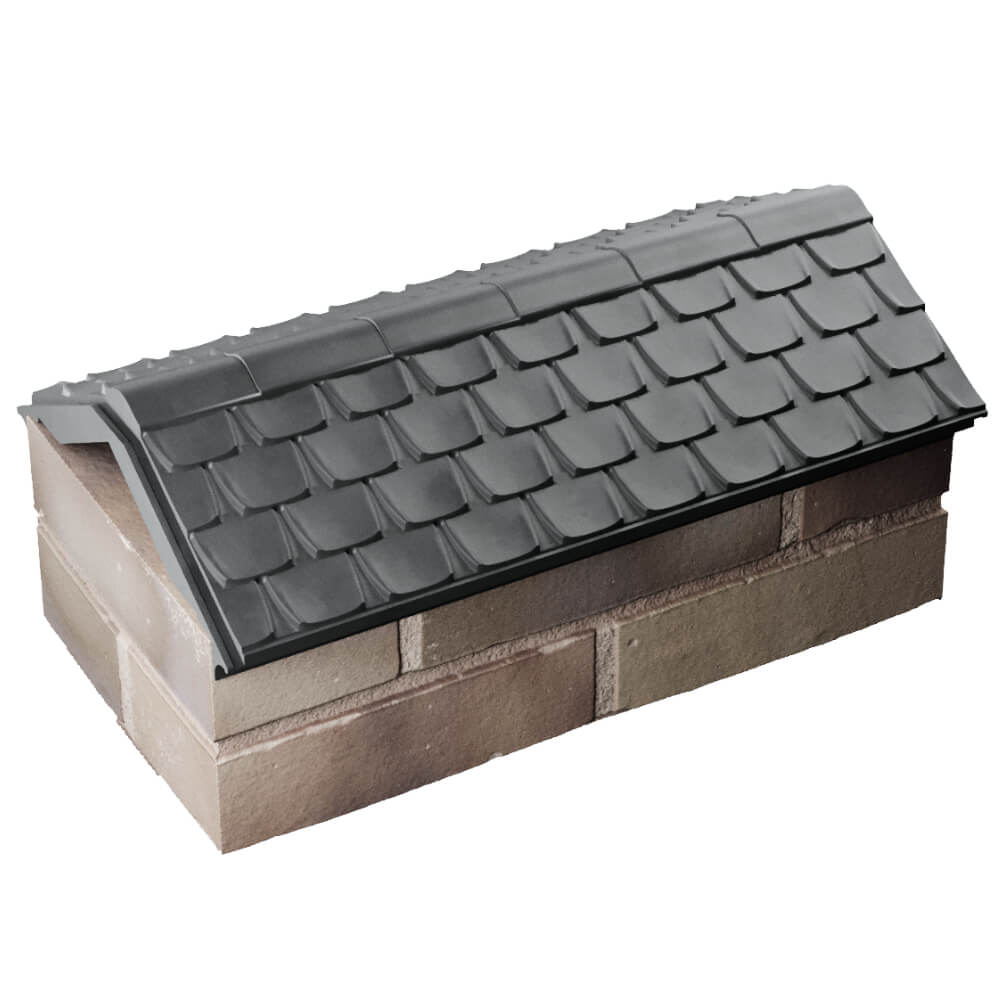 Парапет Zking Эльбрус Серый с посадкой на 1 кирпич (255мм) в Ельце фото