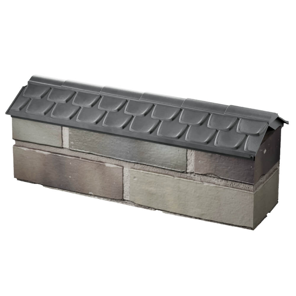 Парапет Zking Эльбрус Серый с посадкой на 0.5 кирпича (130мм) в Ельце фото