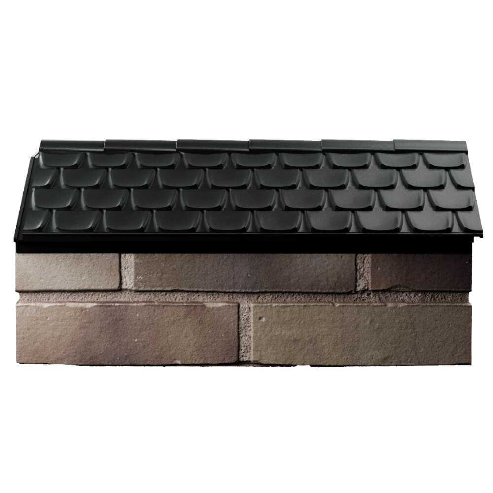 Парапет Zking Эльбрус Черный с посадкой на 1 кирпич (255мм) в Ельце фото