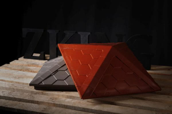 Колпак Zking Эверест Красный на столб 1.5х1.5 кирпича (390х390мм) в Ельце фото