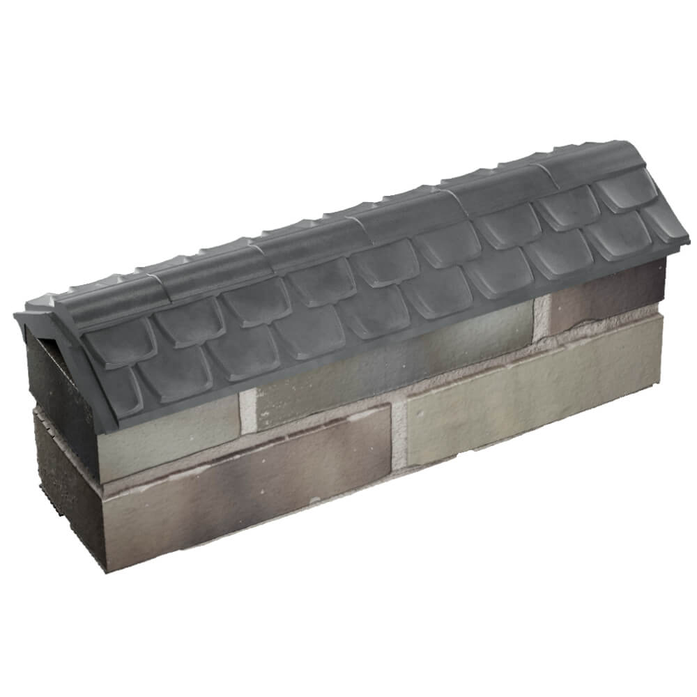 Парапет Zking Эльбрус Серый с посадкой на 0.5 кирпича (130мм) в Ельце фото