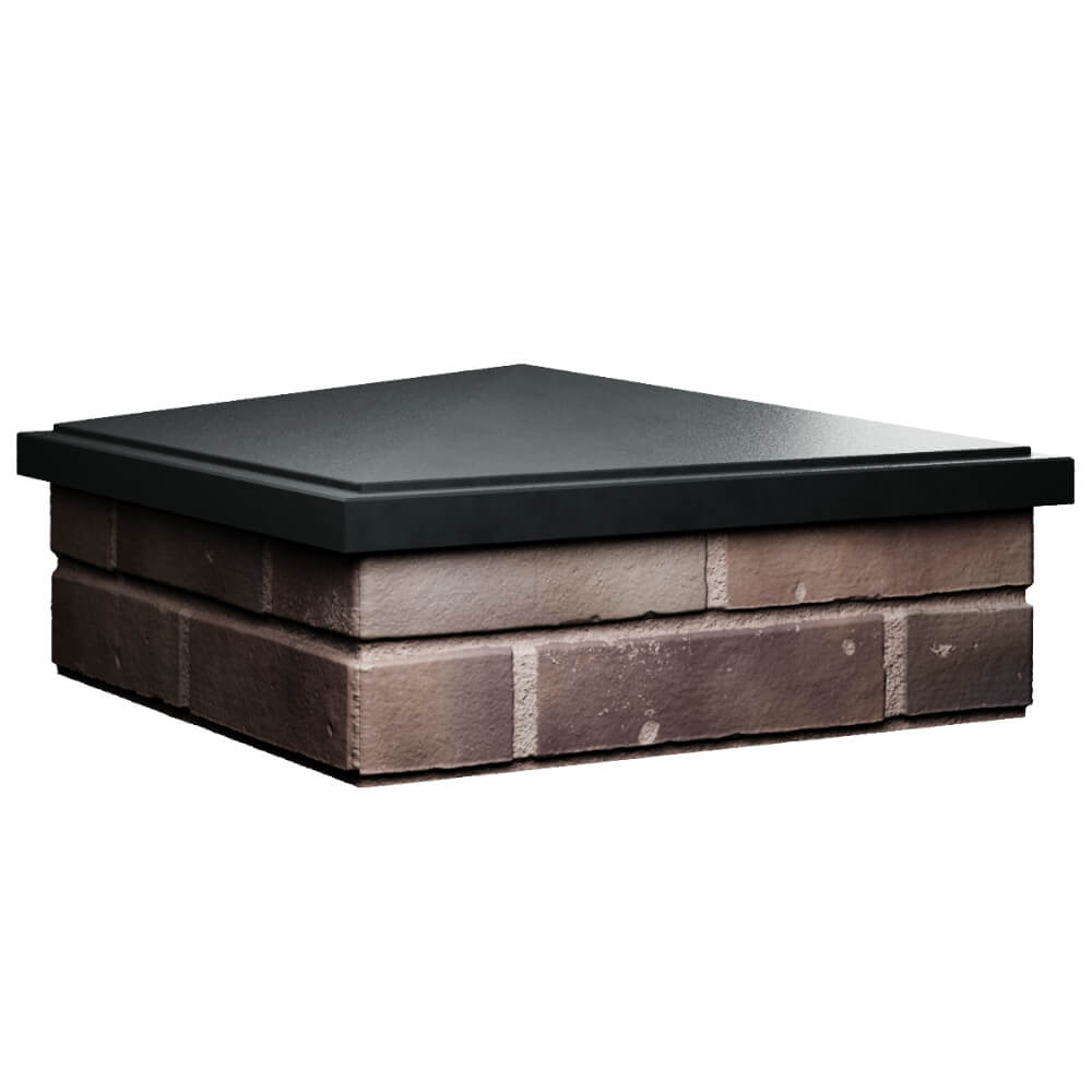 Колпак Zking БонаМоно Черный на столб 2х2 кирпича (515х515, 530х530мм) в Ельце фото