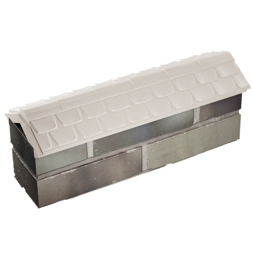 Парапет Zking Эльбрус Бежевый с посадкой на 0.5 кирпича (130мм) в Ельце фото