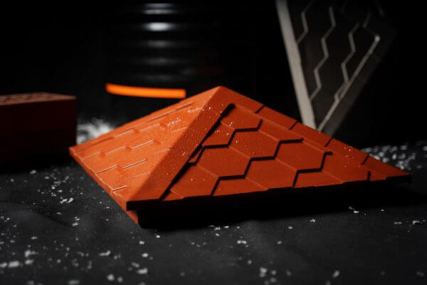 Колпак Zking Эверест Красный на столб 1.5х1.5 кирпича (390х390мм) в Ельце фото